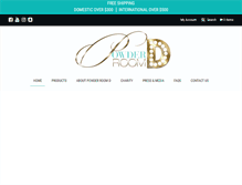 Tablet Screenshot of powderroomd.com